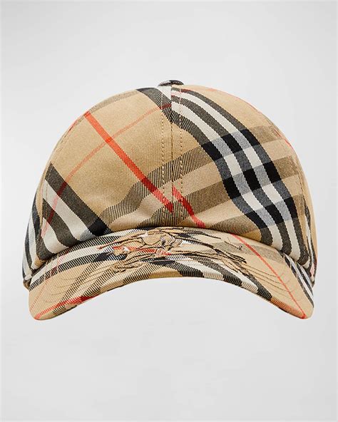 burberry ekd check baseball hat women's m|Burberry Limited.